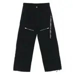 [44 Label Group] 44 Label Group Logo-tape Trousers 48 IT BLACK
