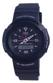 Casio G-SHOCK Analog-Digital Alarm Backlight Day/Date AW-500E-1E 200M Mens Watch