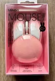 MINISO Wireless Silent 1200DPI Pink Rabbit Mouse