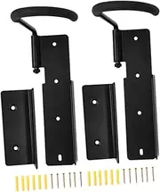 ETHZZLE 2 Sets Wall Mounted Bike Storage Rack for Garage Versatile Bicycle Hanger Compatible with Mountain Road and Folding Bikes Easy Installation with Stability Features