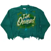 [doublet] Airbrush Recycled Cotton Pullover