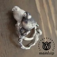 在飛比找蝦皮商城優惠-Marship 日本銀飾品牌 爪哇禾雀戒指 文鳥戒指 925