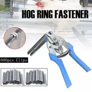Type M Nail Ring Pliers 600pcs M Clips Hog Ring Pliers Kit Repair Railing Tools