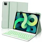 Keyboard Case for iPad Air 11 inch (M2) 2024/Air 5th/4th Gen 10.9” Light green