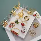 Claus Table Decoration Christmas Supplies Christmas Napkin Ring Napkin Rings