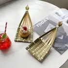 2Pcs Bamboo Woven Serving Tray Reusable Sashimi Tray Refrigeration Plate Hotel