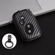 Key Fob Case Cover Carbon Fiber Style Keychain Accessories For Lexus GX LX RX