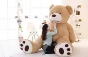 200cm Super-Sized Teddy Bear Plush Cover - The Giant Cuddle Buddy You Fill...