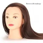 Mannequin Head With Hair Female Cosmetology Manikin Head Dummy Wig Mannequi