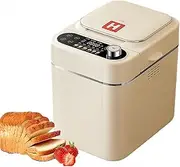 Automatic Bread Maker, Smart Bread Machine with Nut Dispenser, 1Hour Keep Warm, 26 Preset Function, Breadmaker Dough Maker with Gluten Free Setting,13 Hours Delay Timer