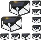10 Pack 270° Solar Lights Outdoor - Motion Sensor Solar Wall Mounted Lights with