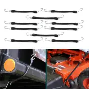 9" Heavy Duty Rubber Tarp Straps Tie Down Bungee Cords With Hooks