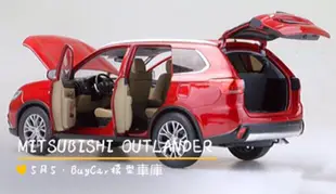 🙋🏻‍♂️BuyCar模型車庫 1:18 Mitsubishi Outlander 模型車 紅色 2017年