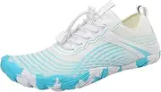 [WAJCSHFS] Water Shoes for Women Men Prime of Day Deals Today 2024 clearance Barefoot Shoes for Earthing Breathable Anti Slip Athletic Barefoot Shoes, Zb-light Blue
