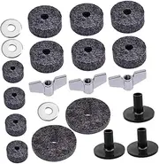 JOINPAYA 1 Set Durable Cymbal Felt Pad Set Practical Drum Set Accessories Slip Design for Enhanced Cymbal Protection and Sound Quality for Drummers and Beginners