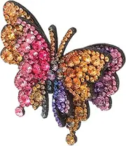 [VALICLUD] Sparkling Rhinestone Butterfly Shoe Clips DIY Shoe Accessories for Women Elegant Charms for Heels and Pumps for Weddings and Special Occasions