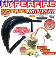 66cc/80cc 2 Stroke Motorized Bicycle Engine Only with FASTER MUFFLER