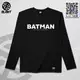 SLANT BATMAN 蝙蝠俠T恤 創意T恤 長袖T恤 簡約時尚內搭 平口長袖T恤 柔棉長袖T恤 男女適中