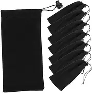[GAROZATION] Microfiber Sunglass Bags Drawstring 20pcs Eyeglasses Pouches for Travel Compact Protective