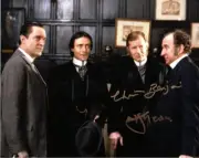 Television Autograph: CHRISTOPHER BENJAMIN & NICHOLAS GECKS (Return of Sherlock)