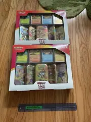 2x Pokemon Scarlet & Violet 151 Mini Tin 5 Pack Costco Bundle Meowth SEALED SET