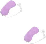Healvian 2 Sets Eye Masks for Sleep Cooling Heated Mask for Dry Eyes 3d Contour Design for Beauty Treatments