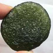 139.45Ct Genuine MOLDAVITE Czech Republic Certificate of Authenticity