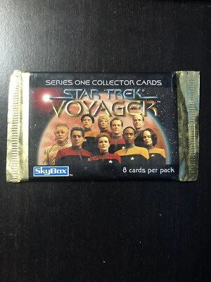 Star Trek Voyager Skybox Trading Card Pack Unopened (1995)