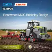 Cada 1336pcs 1:32 Famous CLAAS City Agricultural Vehicle Building Block MOC Bric