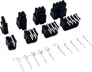 BIZOCA 10sets Micro-Fit 3.0 3.0mm Pitch Connector Double Row 2P 4P 6P 8P - 24Pin Mini 5559/43020 Housing Receptacle Terminals(Type 3,2x1P)