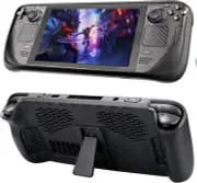 Protective Case for Steam Deck, Full Body TPU PC Case Cover with Kickstand Soft