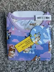 *NIB* Little Sleepies Pink Bluey Sleepytime Short Sleeve Pants PJ Set-Size 9/10