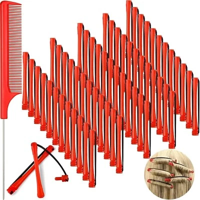 60 Piezas De Varillas Para Permanente De Cabello Corto Varillas De Onda Fria -