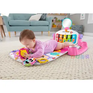 @米米的窩@專業玩具租賃 Fisher-Price 費雪 可愛動物小鋼琴健身器 可愛動物鋼琴健身器 B款 粉紅色[出租]