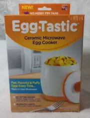 Egg-Tastic Microwave Egg Cooker & Poacher For Fast & Fluffy Eggs EggTastic NEW!