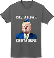 [Gwdqone] Anti-Trump Elect A Clown Expect A Circus Cotton T-Shirt