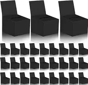 30 Pack Raffle Boxes Ballot Box Suggestion Box with Slot, 6.5 x 4.5 x 4.5 Inch Cardboard Raffle Boxes with Slot for Ticket and Removable Header for Collecting Business Card Voting Contest (Black)