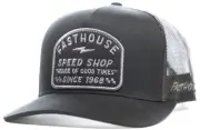 Fasthouse Junction Oversized Snapback Hat Black