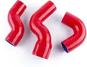 Fit for Land Rover Discovery 2 TD5 Silicone Turbo Intercooler Hose Pipe Kit(Red)