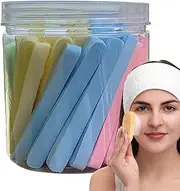 Face Sponges for Cleansing - Facial Makeup Remover Sponges,Compressed Pad, Soft Scrubber for Girl Women Travel Vacation Business Travel