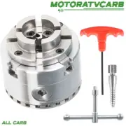 ALL-CARB 2.75" 4-Jaw Self-Centering Keyed Lathe Chuck 1" × 8TPI For Wood Lathes