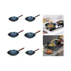 Wok Pan Traditional Boiling Pots Universal Pans Induction Cooker Chinese Wok