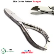 Podiatry Thick Nails Side Cutter Plain Handle Heavy Duty Nail Clipper Straight