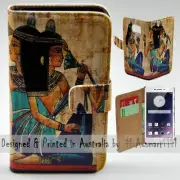 For OPPO Series - Ancient Egypt Theme Print Wallet Mobile Phone Case Cover