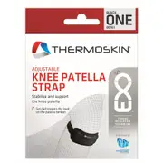 Thermoskin Adjusable Knee Patella Strap Ex Large Black