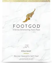 FootGod Exfoliating Foot Peel: Reveal Baby Smooth Feet, Moisturizing Aloe Gently Helps Peel Dead Skin, Eliminate Calluses with Luxury Skincare Technology
