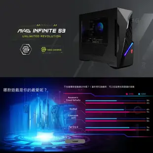 MSI 微星 MAG Infinite S3 13-845TW 電競主機 桌上型電腦 16GB 512GB MSI532