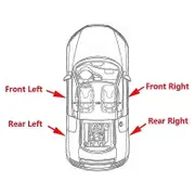 Right Internal Door Handle Car Door Internal Actuator For Skoda Fabia