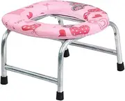 ifundom Infant Stool Moving Toilet Potty Seat Toilet Potty Step Stool Bathroom Supply Safe Material Random Color