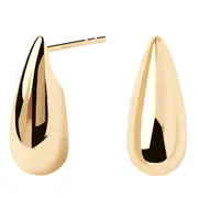 PDPaola Large Sugar Earrings 18kt Gold Plated